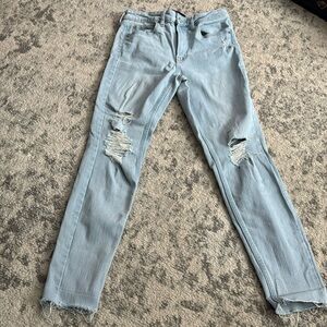 GAP High Rise Distressed Jeans